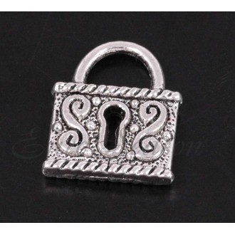 Подвеска мет.№383 18х22мм цв.Silver (цена за 1шт)